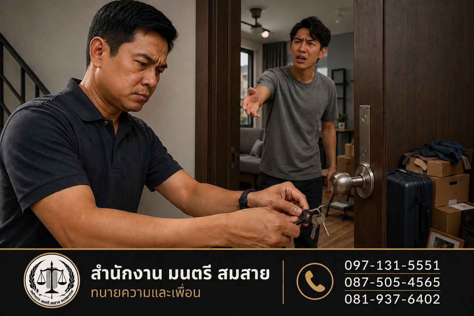 ผู้เช่าไม่จ่ายค่าเช่า เจ้าของบ้านเปลี่ยนกุญแจได้ไหม?